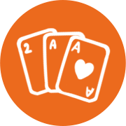pictogramme de cartes à jouer