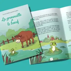 couverture et illustration d'un livre jeunesse