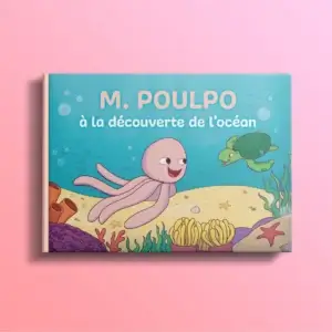Couverture de livre jeunesse Poulpo à la découverte de l'océan