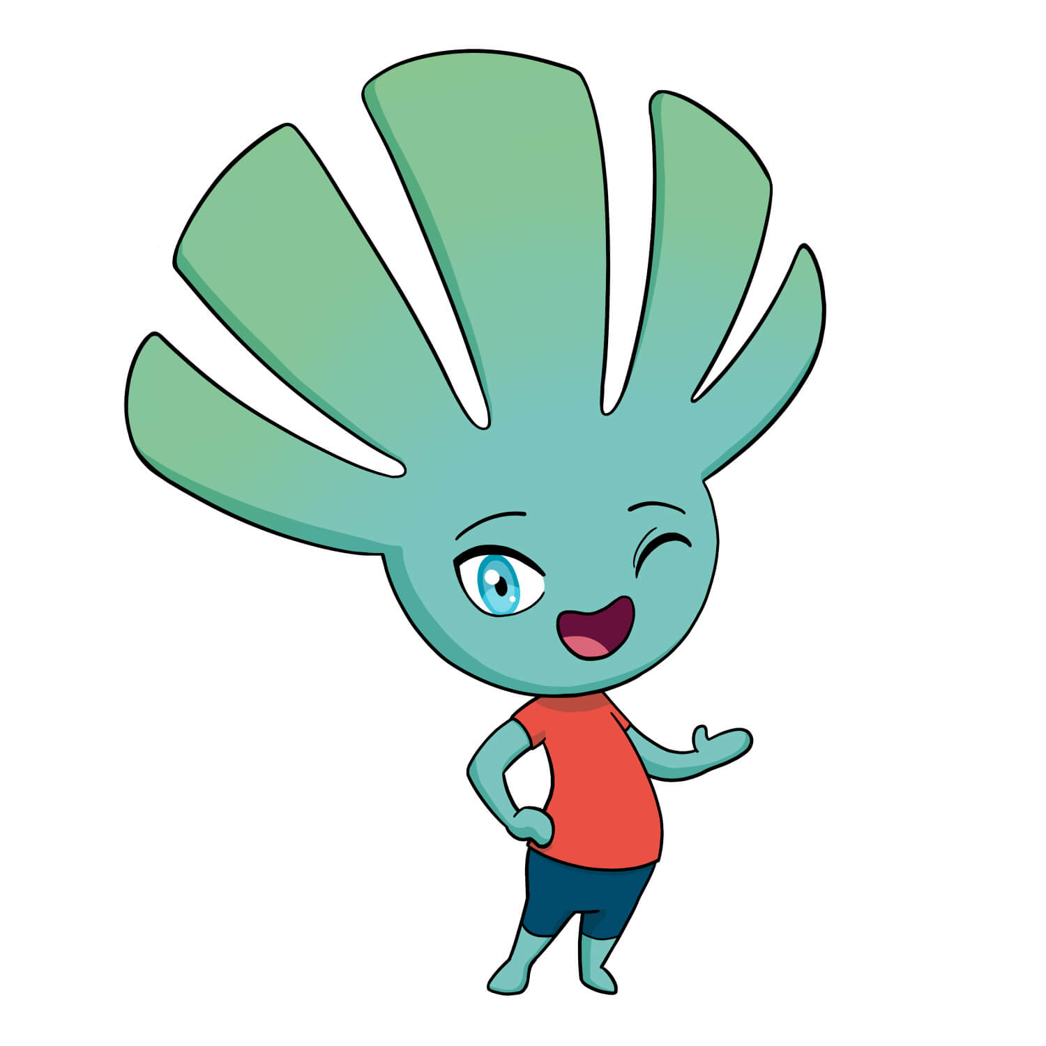 Mascotte créée pour le magazine des Hôpitaux de Toulouse